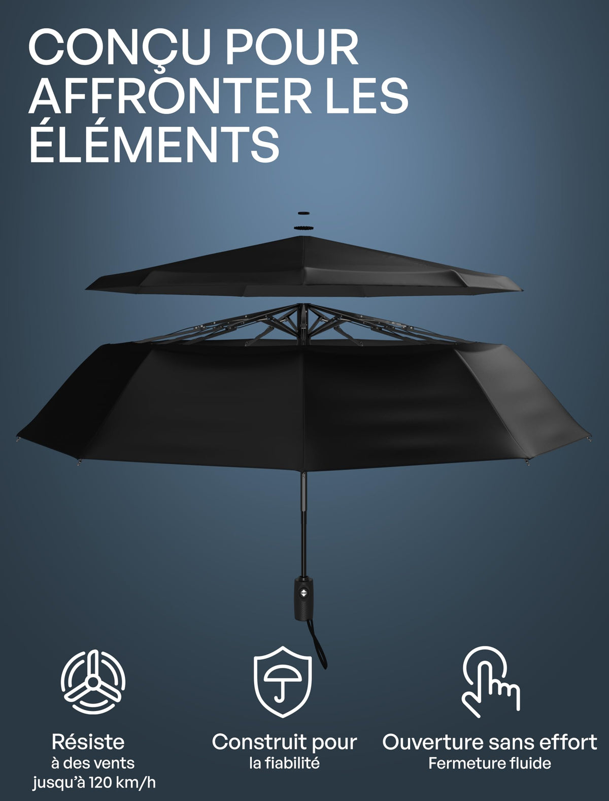 Parapluie pliant automatique Repel