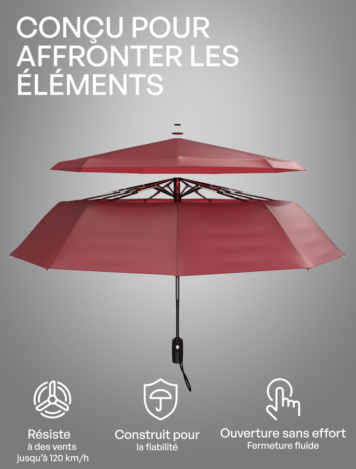 Parapluie pliant automatique Repel