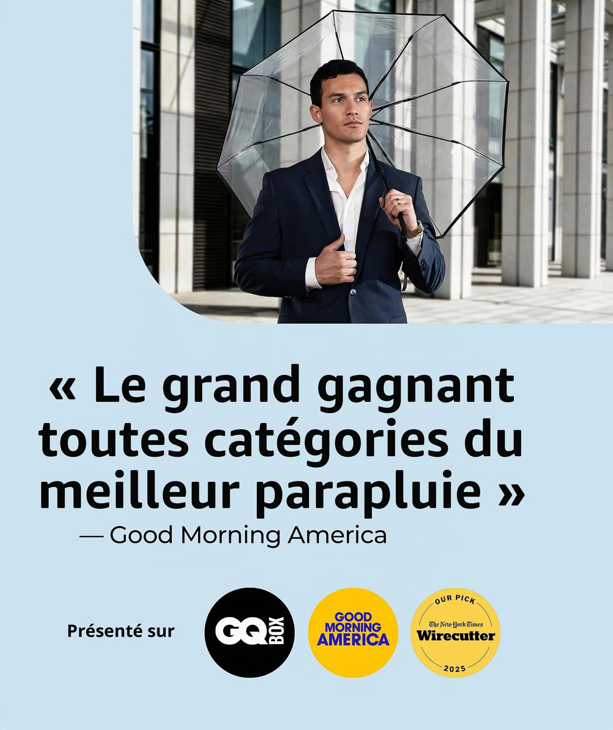 Parapluie pliant automatique Repel