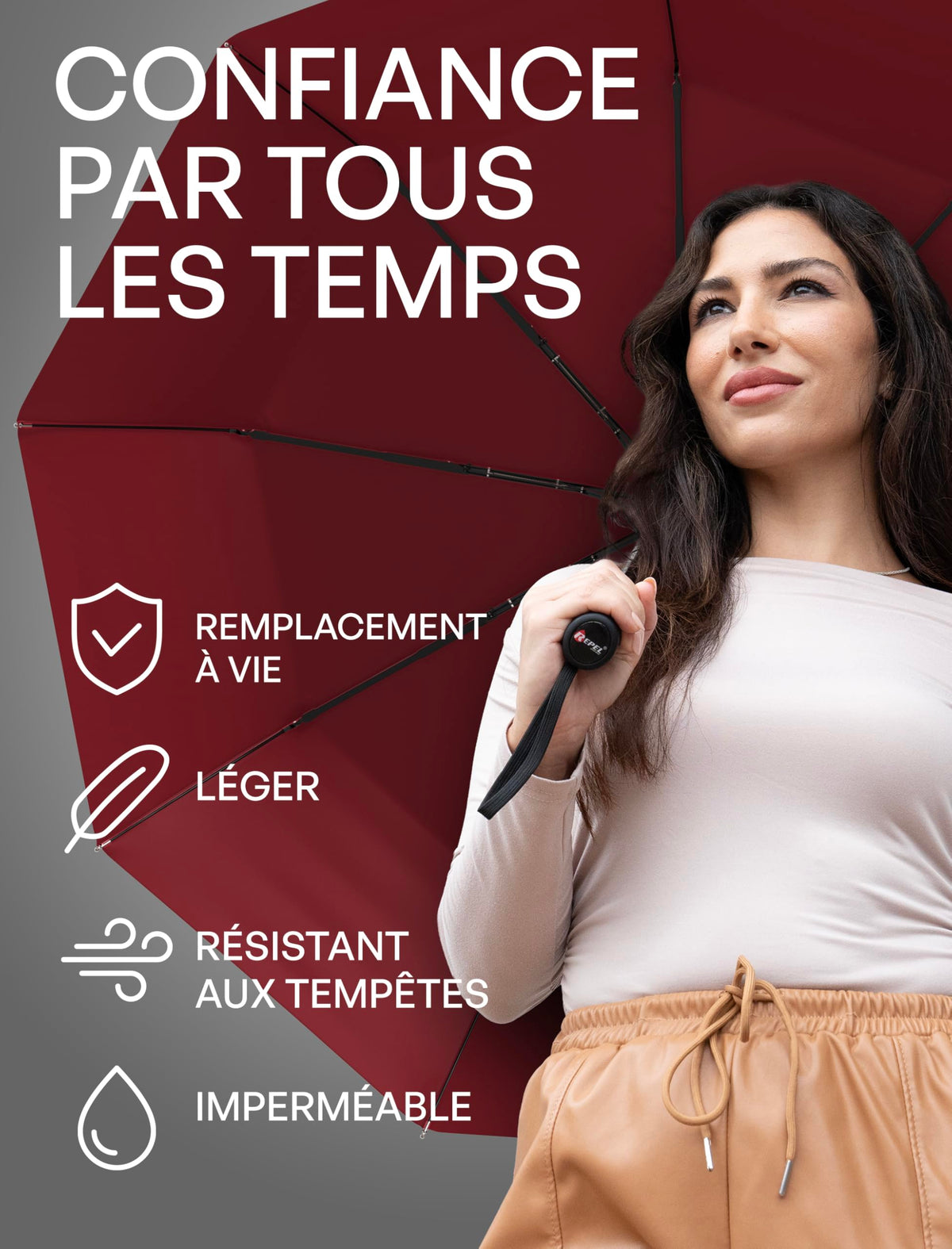 Parapluie pliant automatique Repel