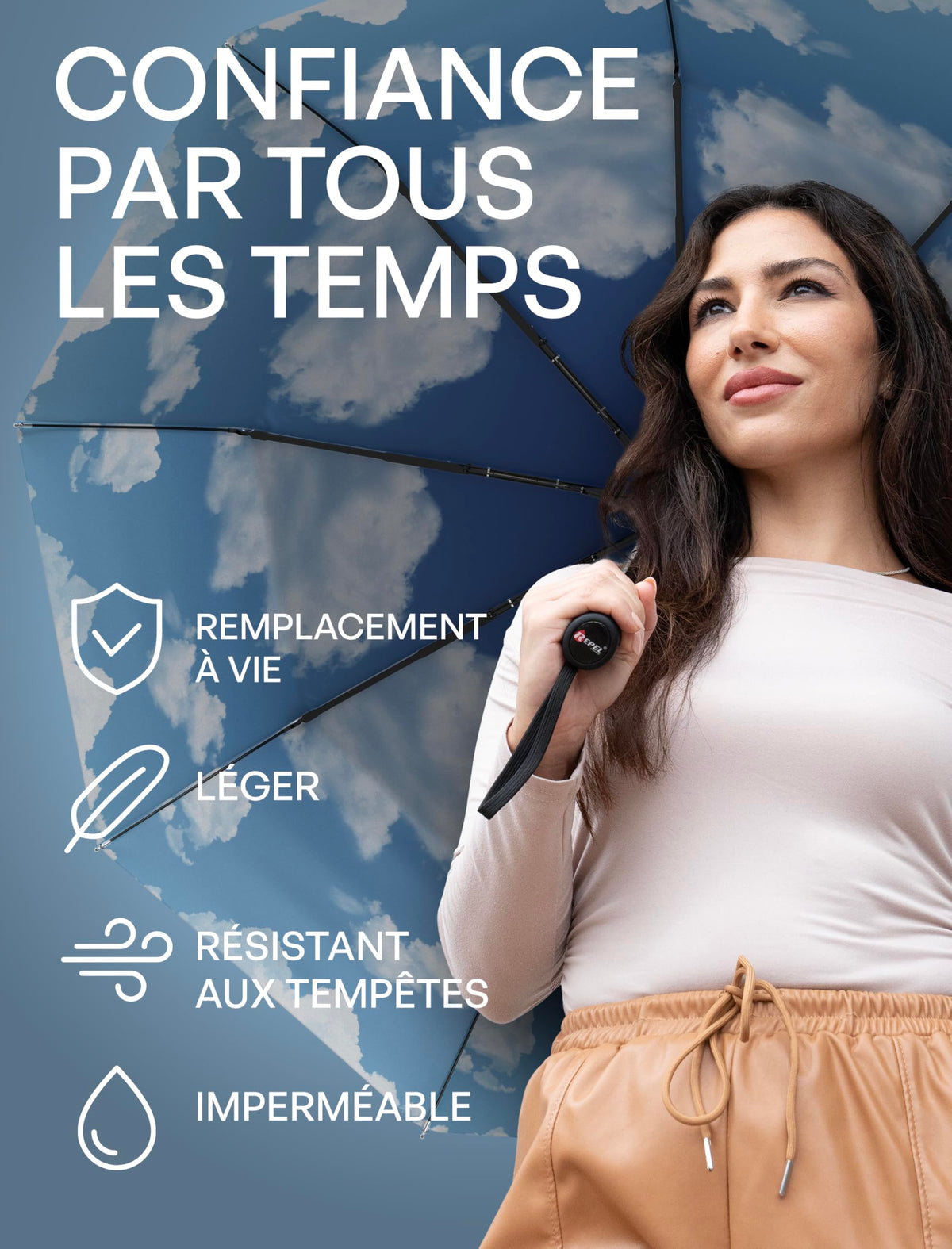 Parapluie pliant automatique Repel