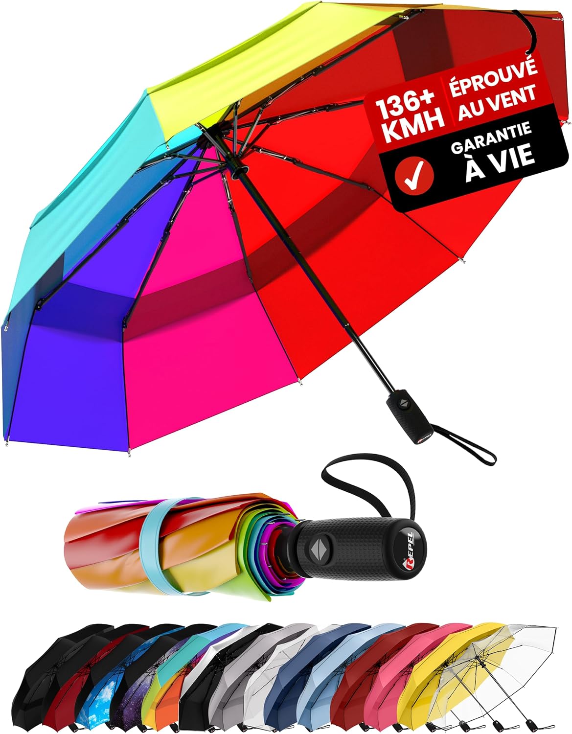 Parapluie pliant automatique Repel