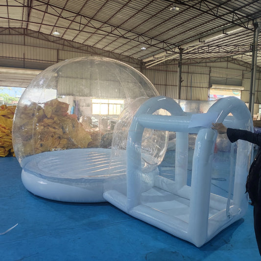 Dôme de bulle PVC gonflable.