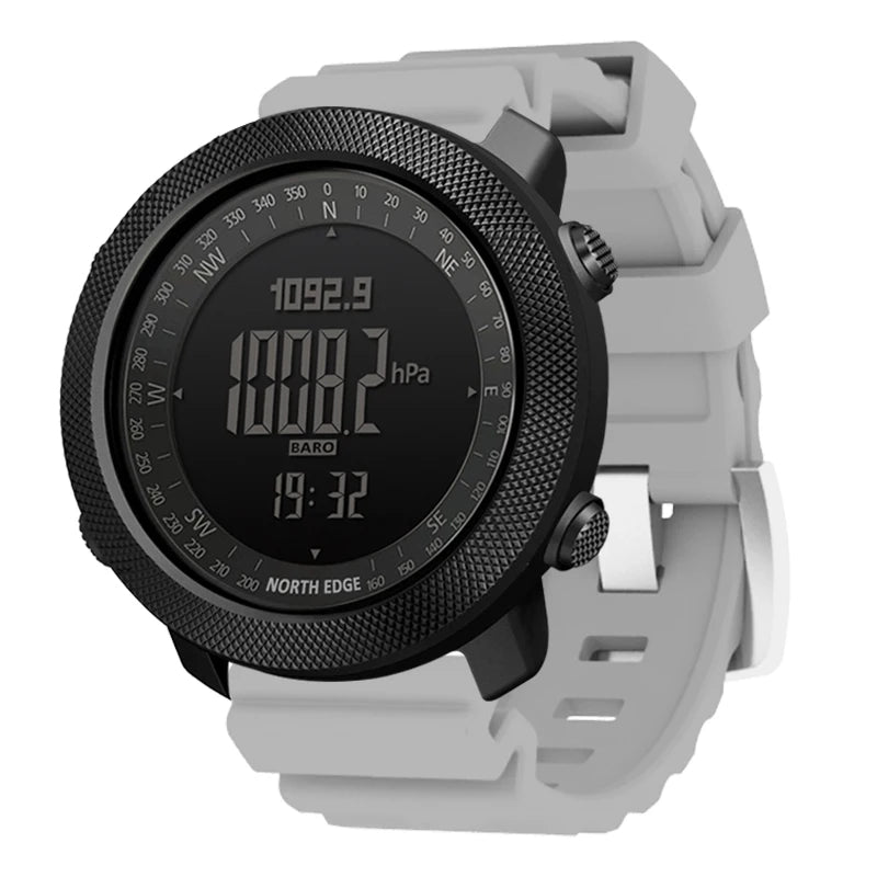 Montre numérique de sport NORTH EDGE avec altimètre et boussole