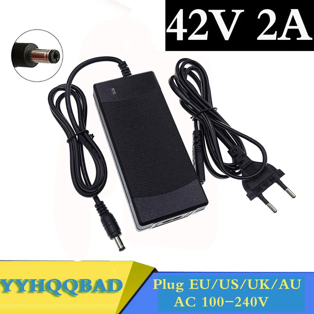 Chargeur pour batterie lithium 36 V, sortie 42 V – 2 A
