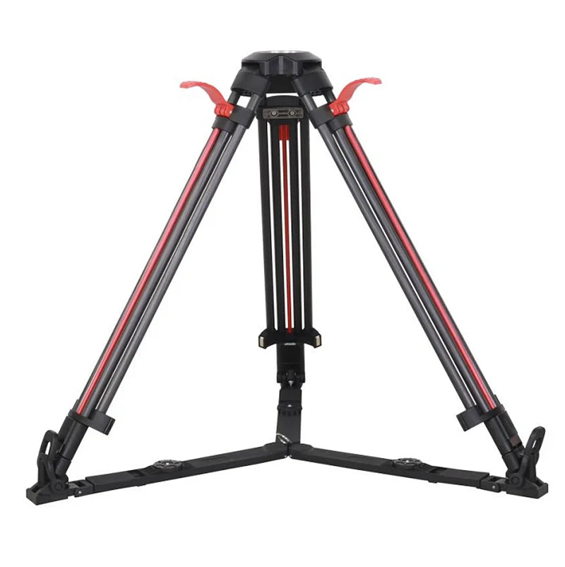 Trépied vidéo professionnel Jiepai V6 CF-S avec tête fluide