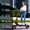 Trottinette électrique tout-terrain Gokeep F5 – 52 V, 20 Ah, pneus de 11 pouces