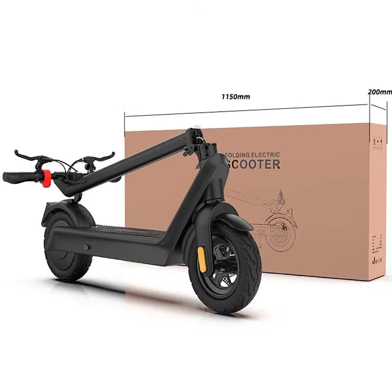 Trottinette électrique tout-terrain pliable pour adultes – roues de 10 pouces