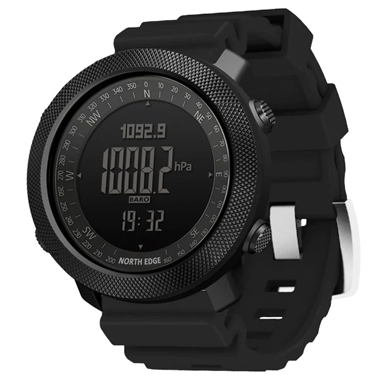 Montre numérique de sport NORTH EDGE avec altimètre et boussole