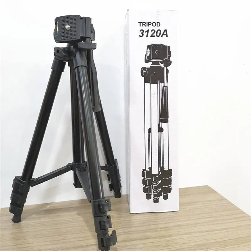 Trépied professionnel 3120A pour appareil photo, téléphone et anneau lumineux