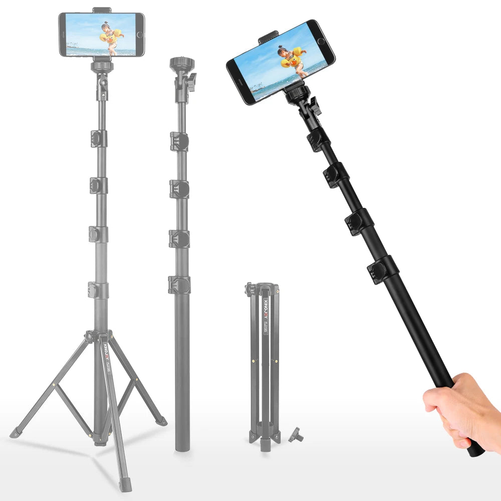 Trépied pour téléphone et perche selfie extensible de 61 pouces – FL019S