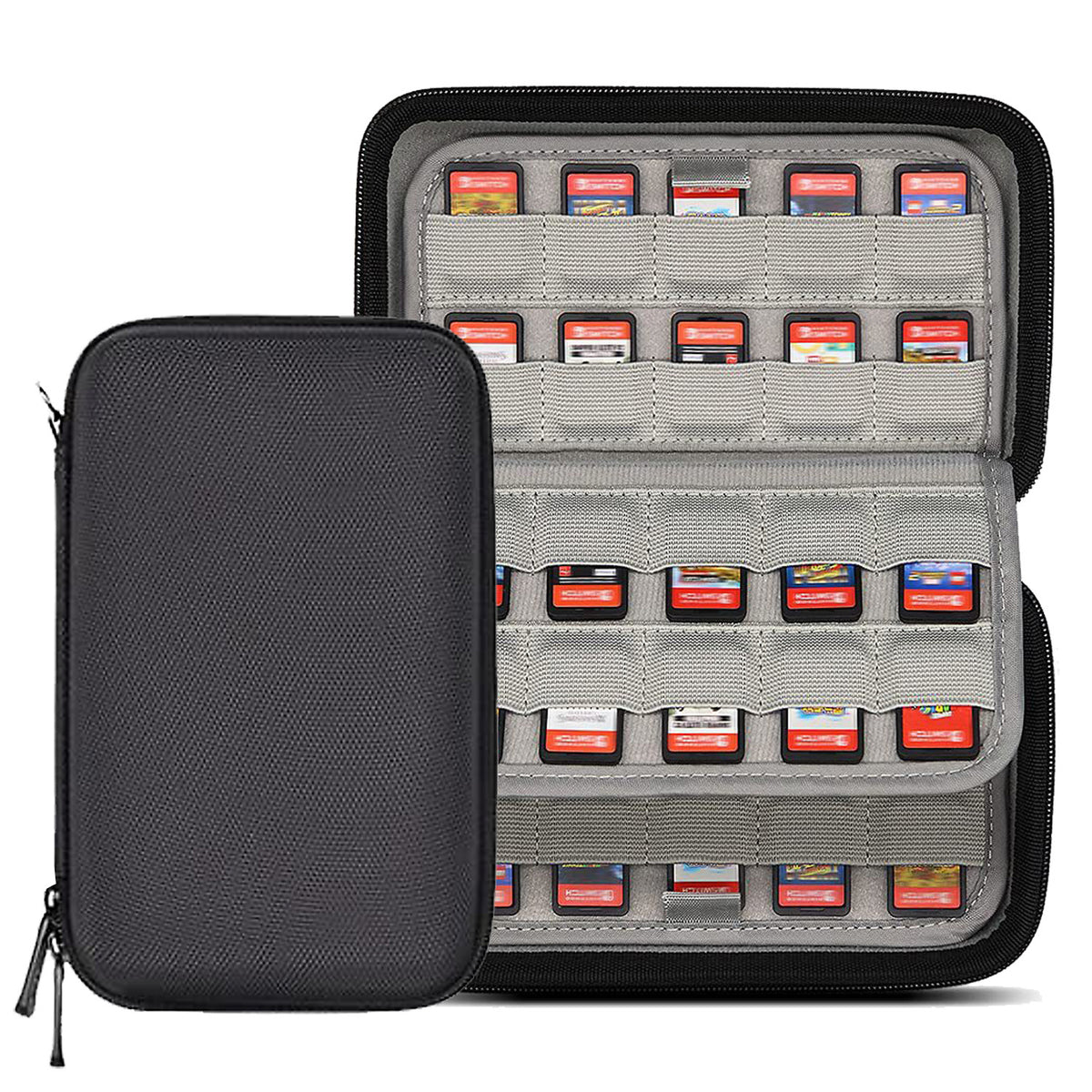 Boîtier de rangement pour cartes de jeux Nintendo Switch et cartes SD