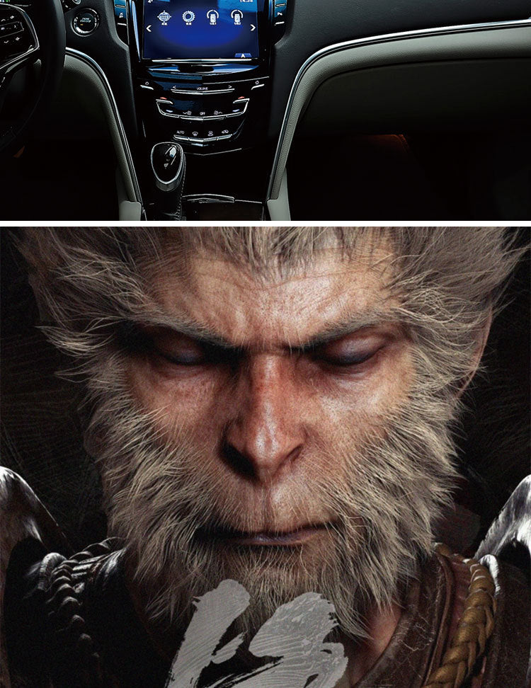 Décoration de voiture représentant le Roi Singe