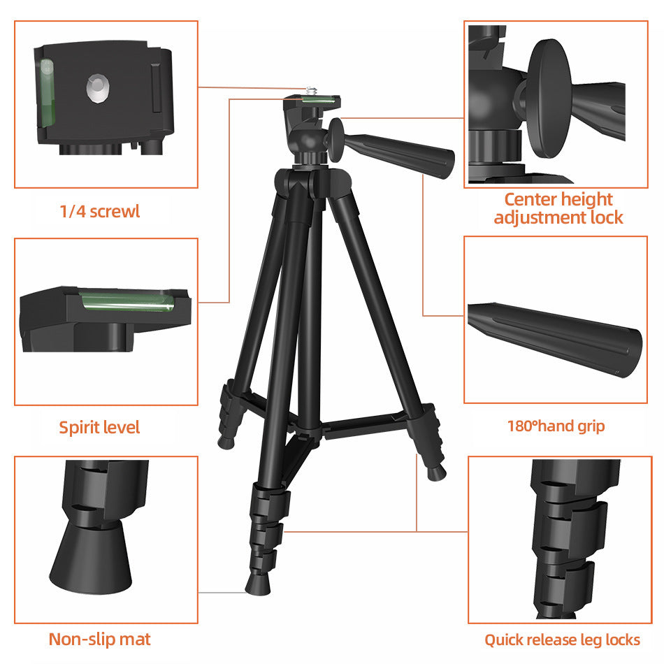 Kit d’éclairage circulaire LED pour photographie et diffusion en direct