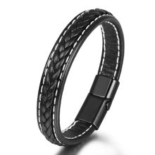 Bracelet mixte en corde avec fermoir magnétique