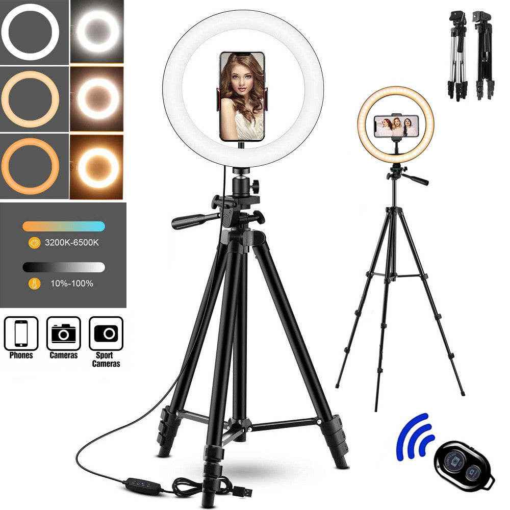 Kit d’éclairage circulaire LED pour photographie et diffusion en direct