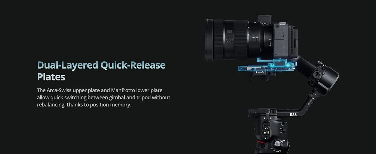 Stabilisateur DJI RS 5 – pack complet pour appareils photo