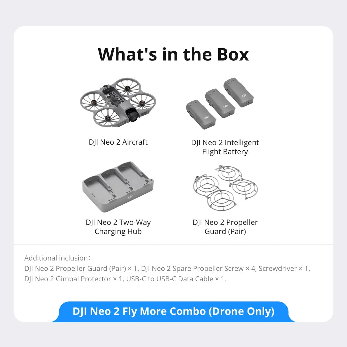 Drone DJI Neo 2 – pack Motion Fly More
