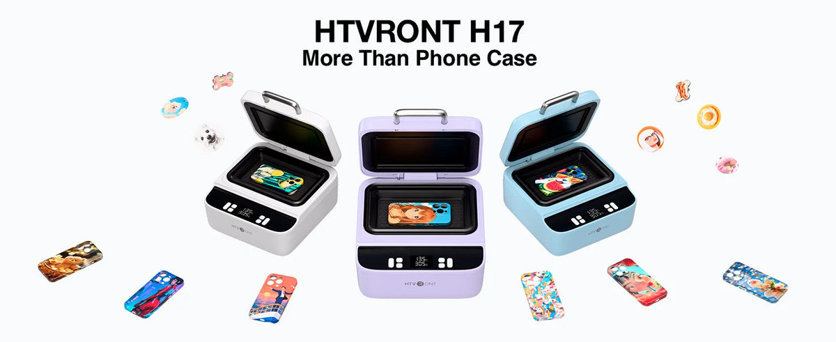 Presse à chaud sous vide HTVRONT H17 pour coques de téléphone
