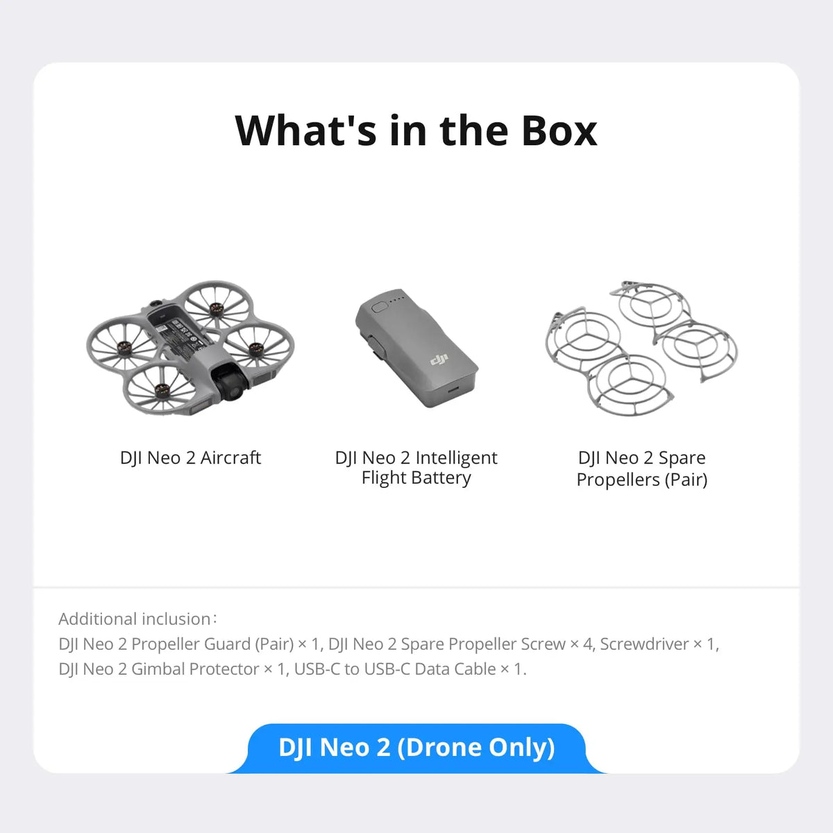 Drone DJI Neo 2 – pack Motion Fly More