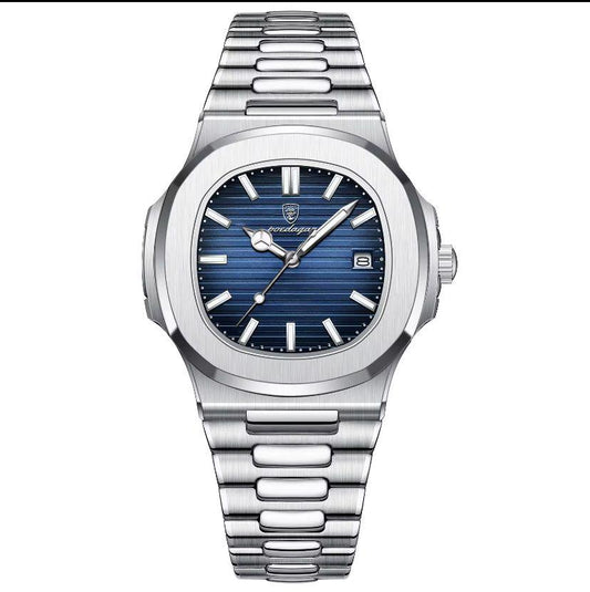 Montre automatique Aoudagya – Cadran Vert & Bracelet Acier Inoxydable avec Boîtier