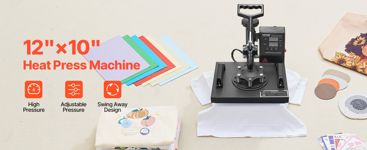 Presse à chaud pivotante SucceBuy 30 × 23 cm – 650 W