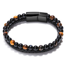 Bracelet mixte en corde avec fermoir magnétique