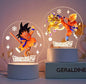 Lampe de Nuit 3D en Acrylique – Figurine d'Anime Japonais pour