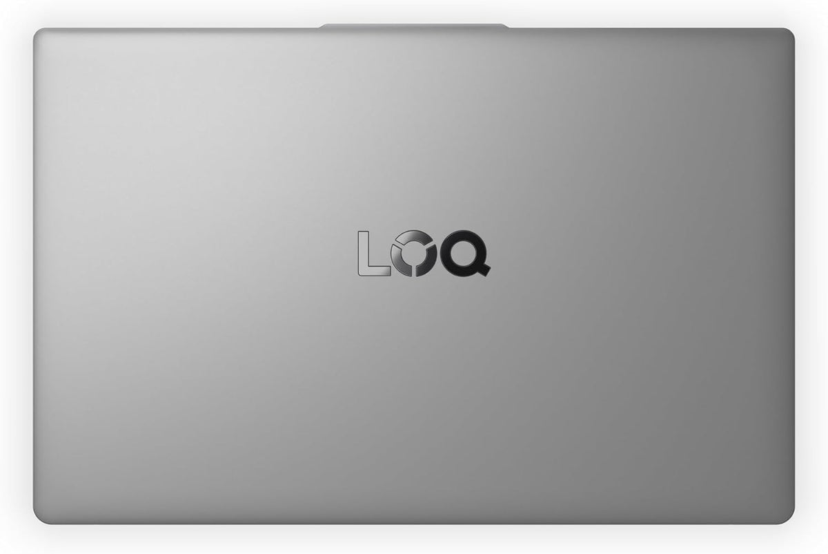 Lenovo LOQ 15IAX9E Gaming Laptop with AI, 15.6"FHD 144Hz Display, Intel Core i5-12450HX, 16GB RAM, 512GB SSD,RTX 2050 4GB GDDR6, Win11, White Backlit Eng-Arabic, Luna Grey - [83LK001SAX]