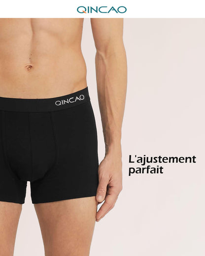 Boxers homme QINCAO en coton – lot de 6