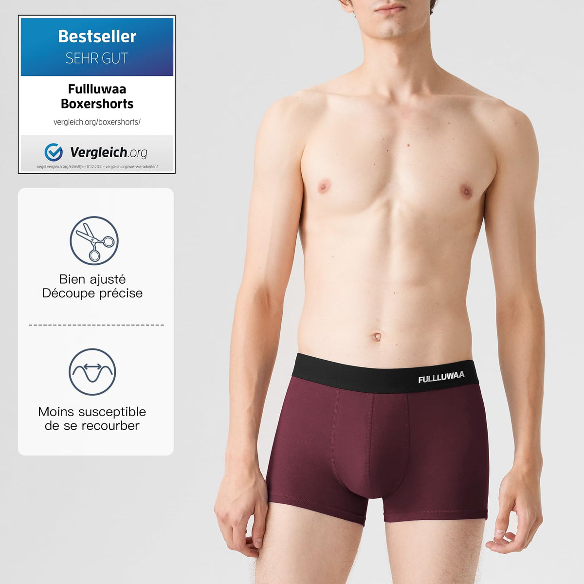 Boxers homme Fullluwaa – lot de 10