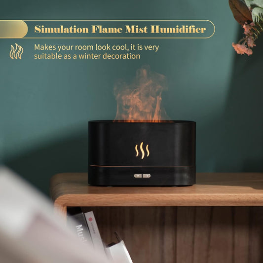 Eacam Simulation Flame Mist Humidifier