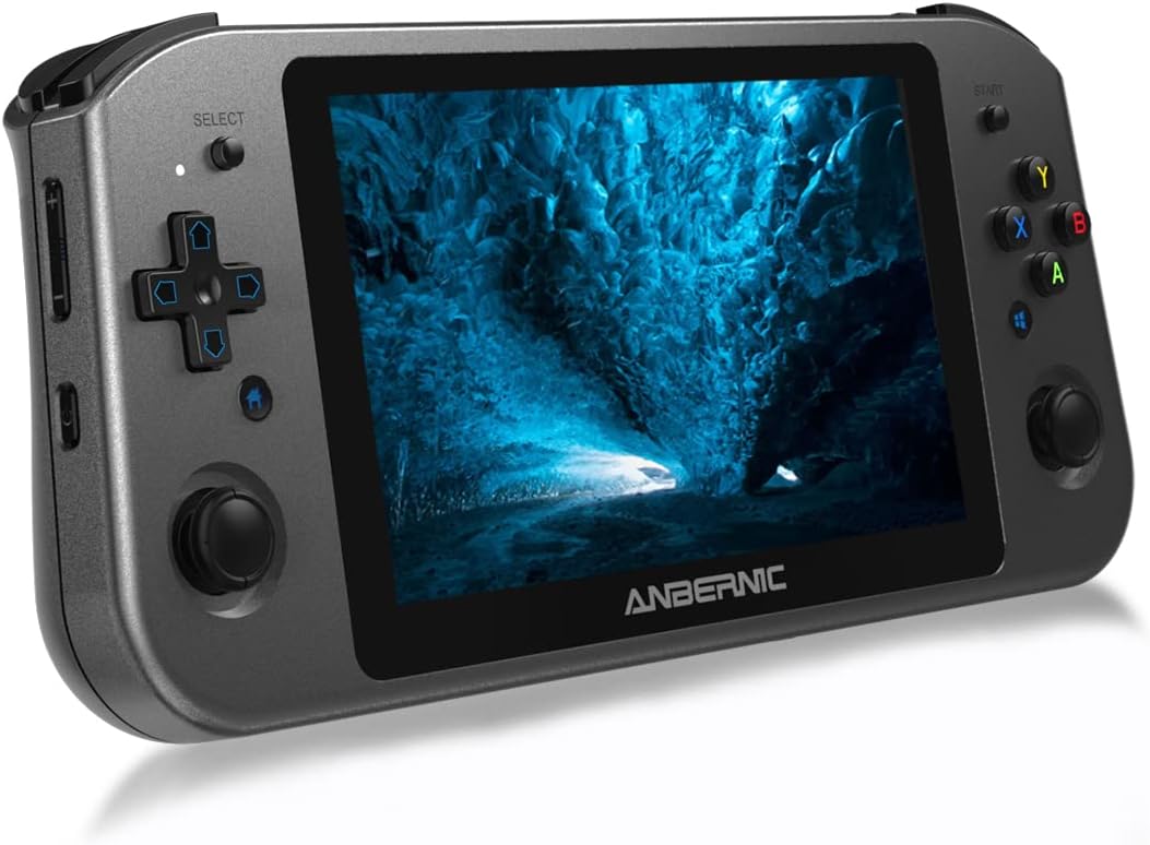 Daxceirry WIN600 Video Handheld PC Game Console Win 11 Edition 8G DDR4 with 256G M.2 SSD, Support Steam OS with AMD Athlon Silver 3050e 5.94in OCA Full Lamination IPS Screen