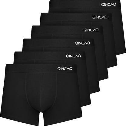 Boxers homme QINCAO en coton – lot de 6
