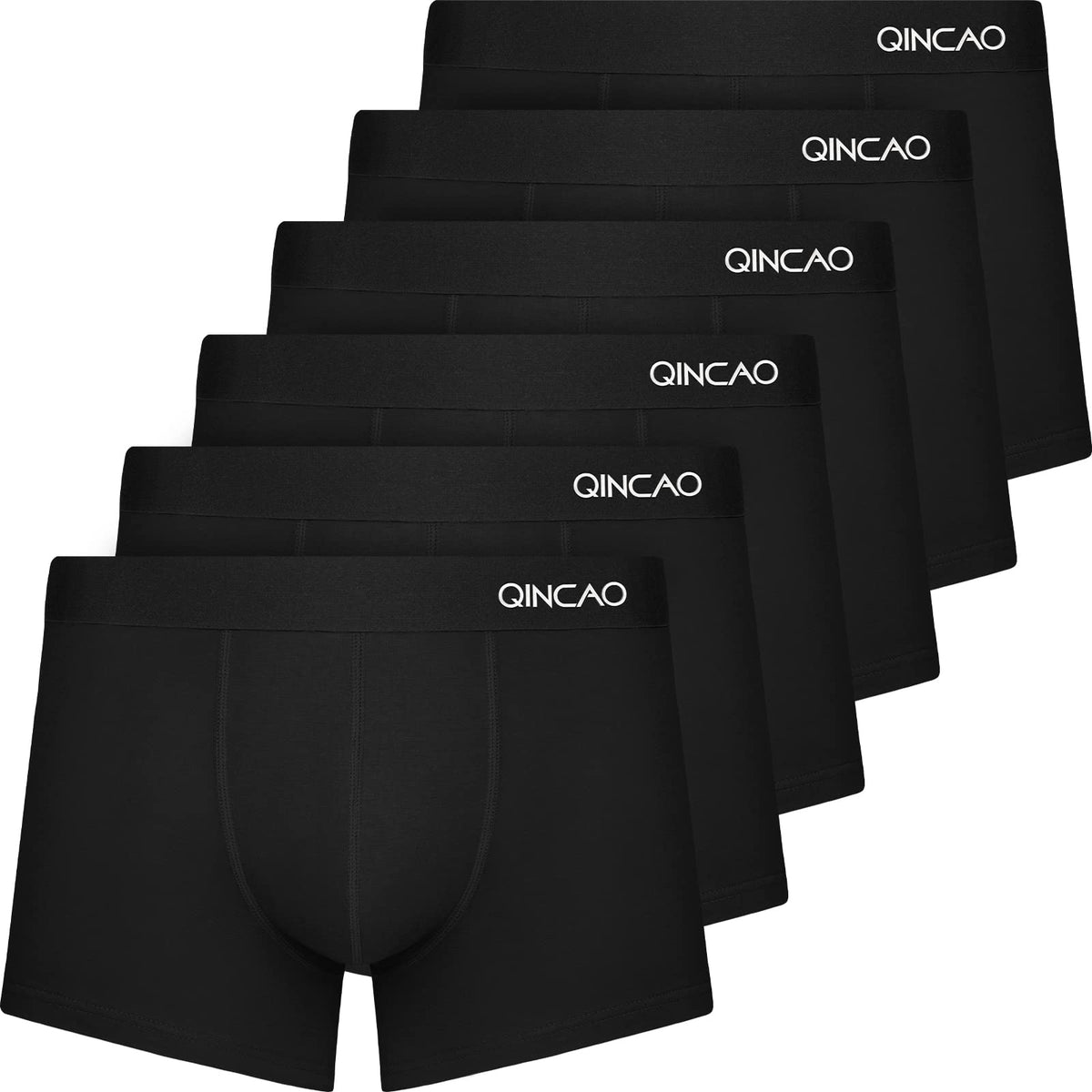 Boxers homme QINCAO en coton – lot de 6