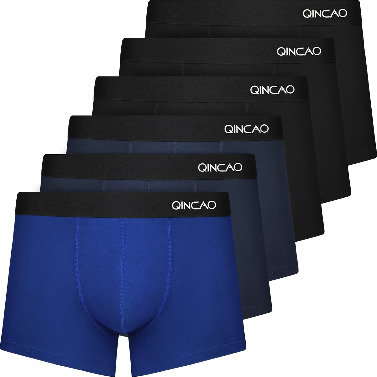 Boxers homme QINCAO en coton – lot de 6