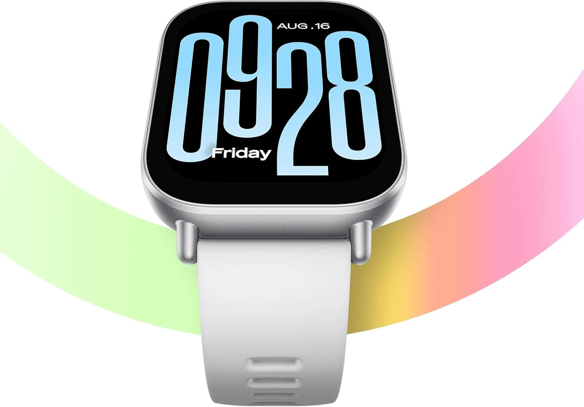 Xiaomi Redmi Watch 5 Active Matte Silver|Smartwatch| 2.0" LCD display, Long battery life, Bluetooth calling, Noise reduction, Health tracking, 5ATM waterproof, 18 days battery life