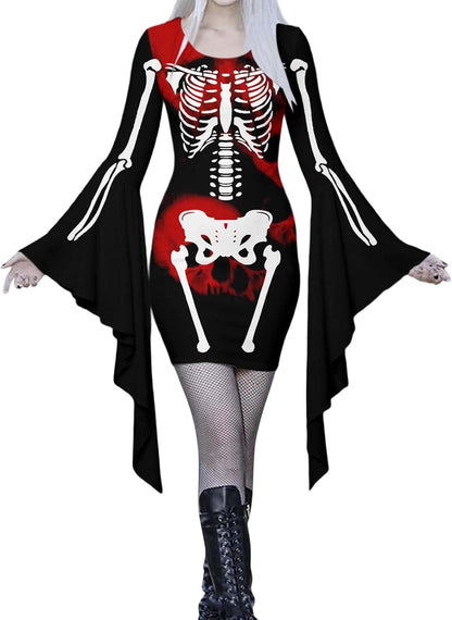 Robe chauve-souris femme pour Halloween