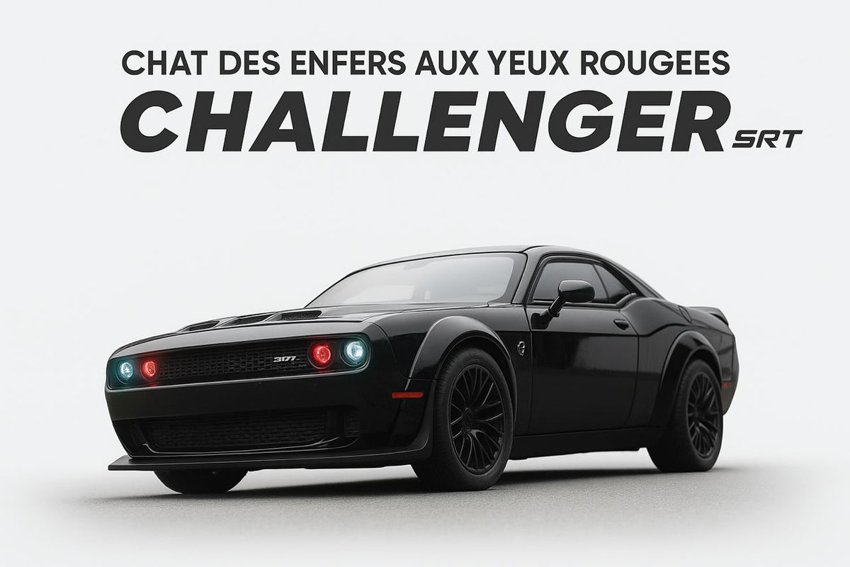 Modèle de Voiture Dodge Challenger SRT Hellcat – Échelle 1:24