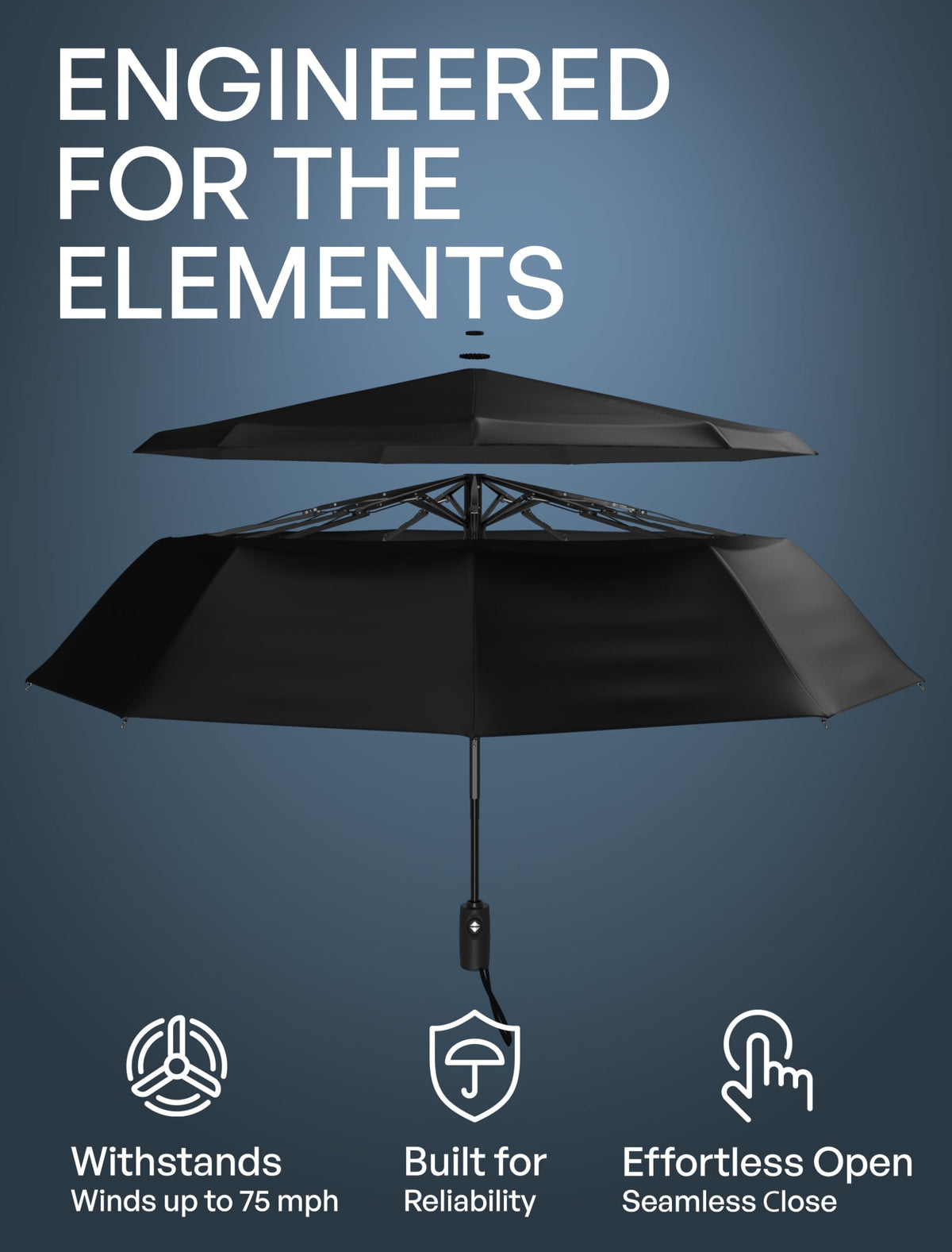 Parapluie pliant automatique Repel