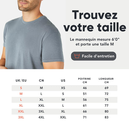 T-shirts homme FM London en coton – lots de 3 ou 5