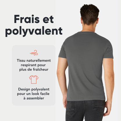 T-shirts homme FM London en coton – lots de 3 ou 5