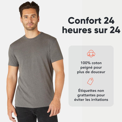 T-shirts homme FM London en coton – lots de 3 ou 5