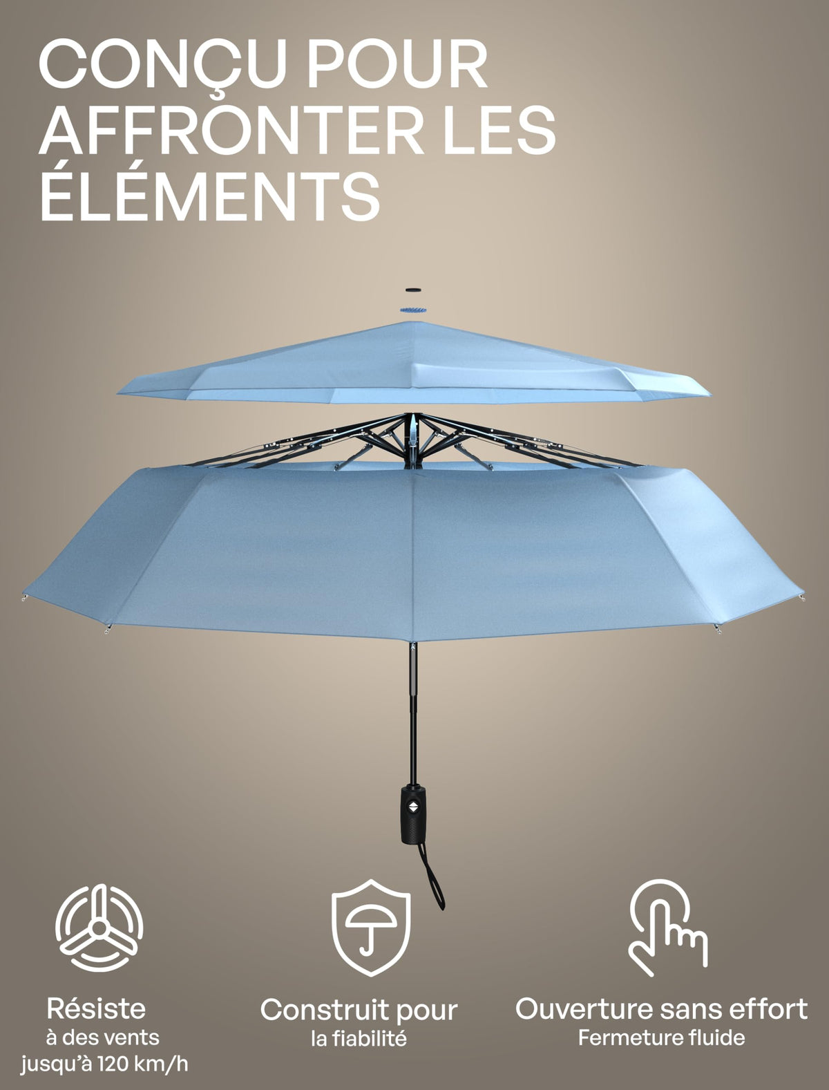 Parapluie pliant automatique Repel