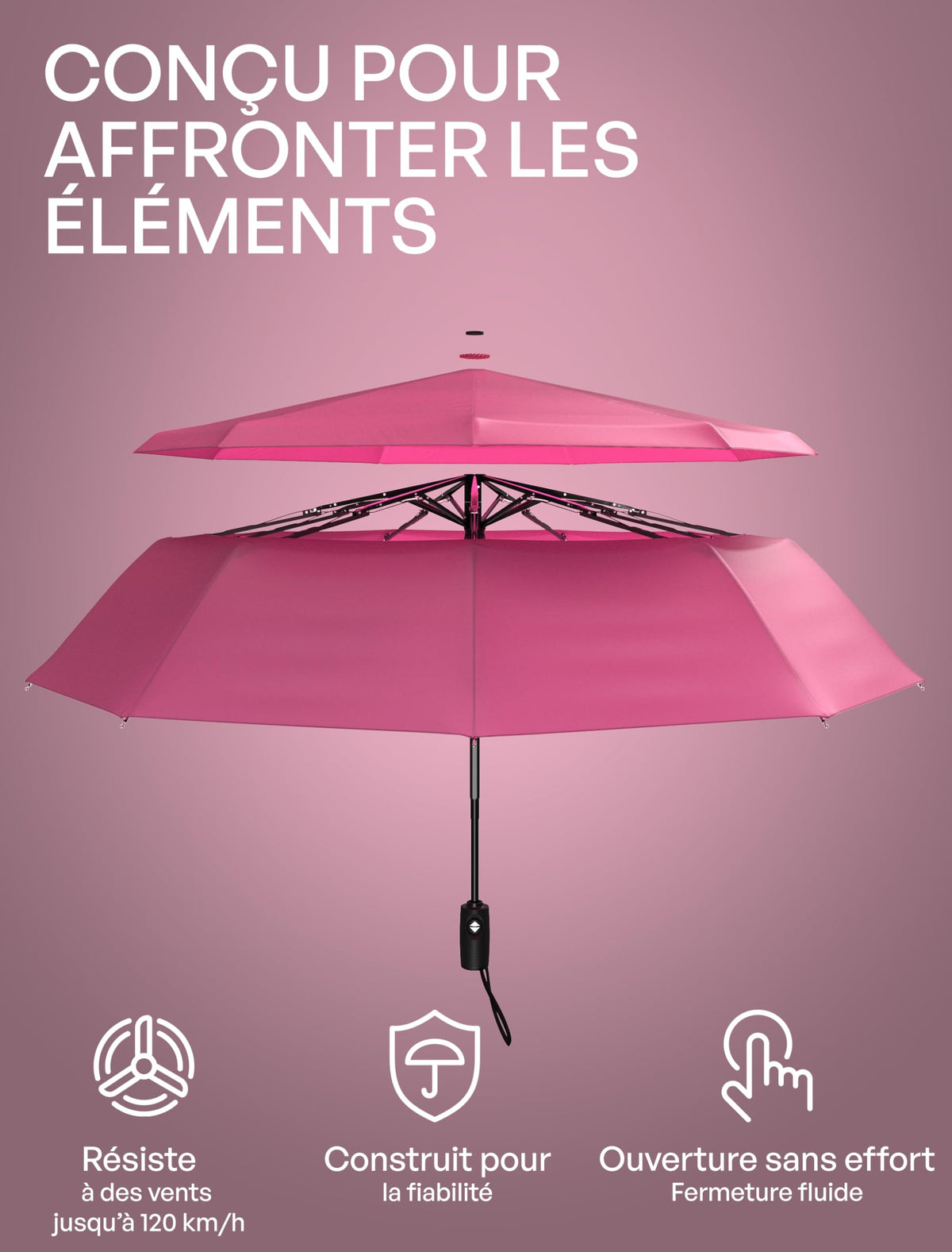 Parapluie pliant automatique Repel
