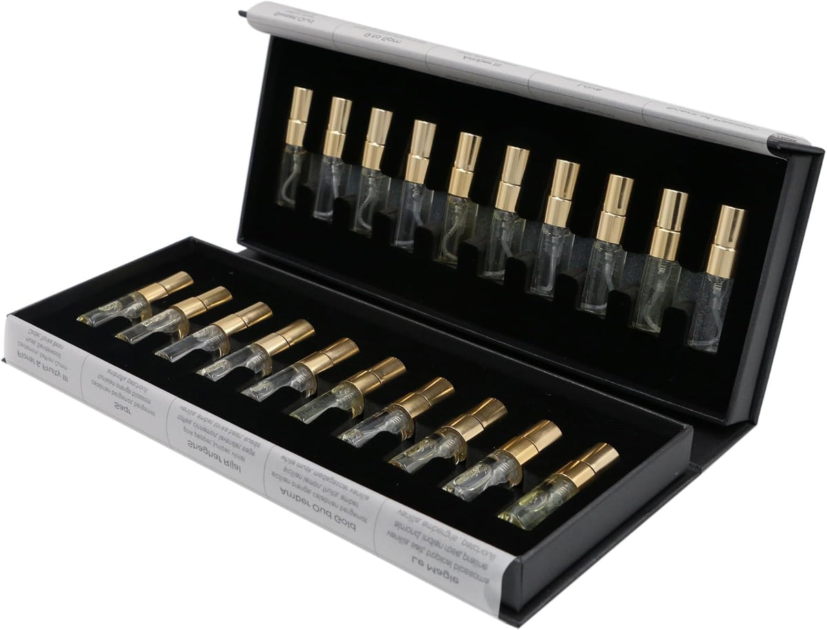 Amazing Creation Discovery Set, 20 Luxury Perfumes, 3ml EDP Vials, Black Gift Box