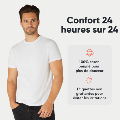 T-shirts homme FM London en coton – lots de 3 ou 5