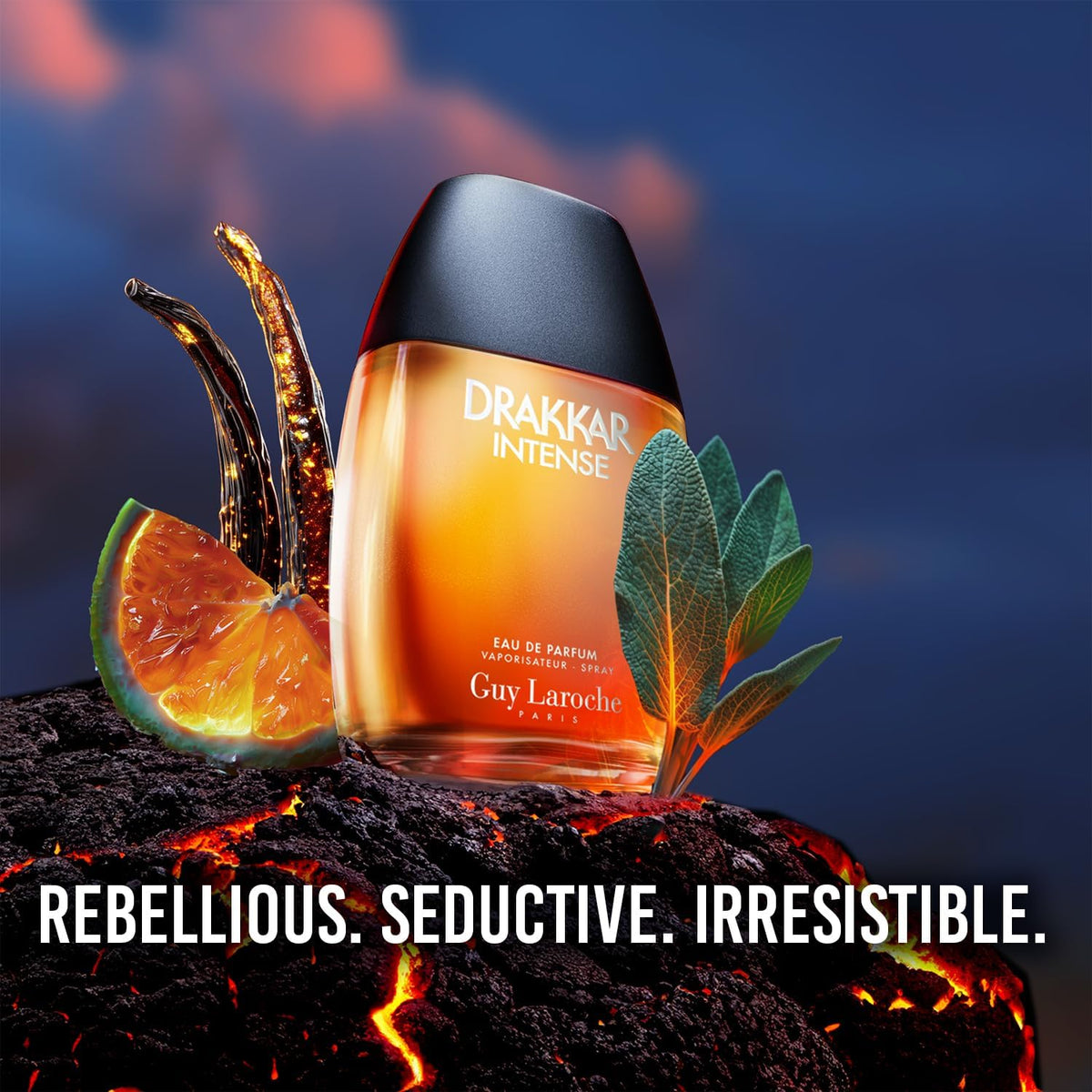 Guy Laroche DRAKKAR INTENSE by, EAU DE PARFUM SPRAY 3.4 OZ