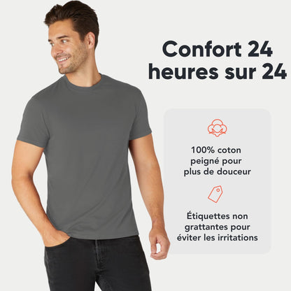 T-shirts homme FM London en coton – lots de 3 ou 5