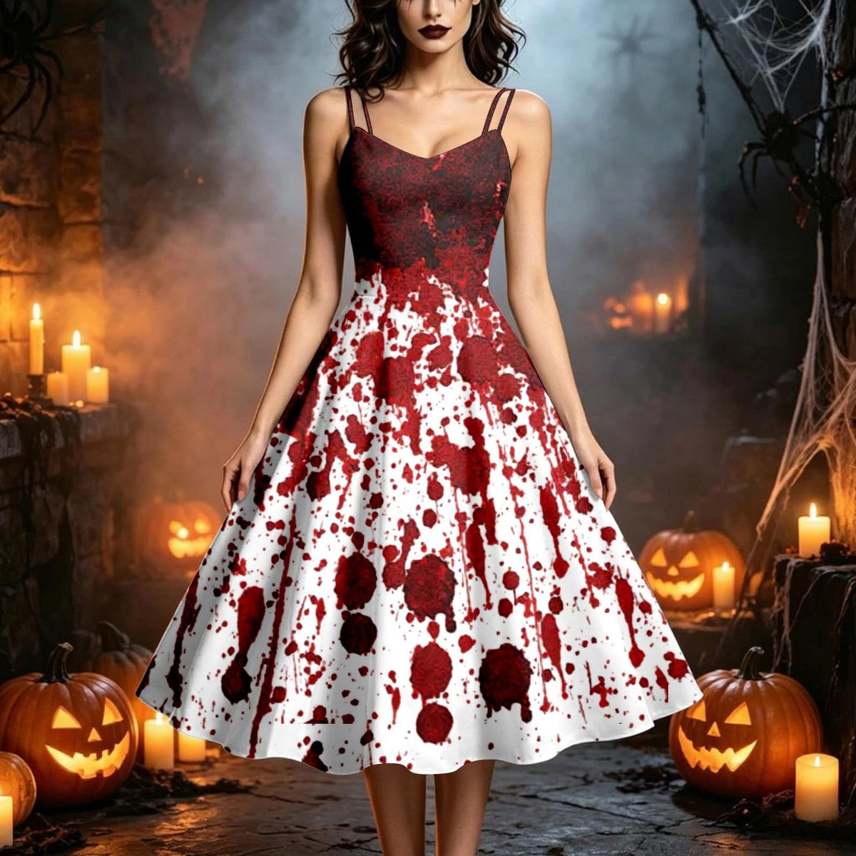 Robe de mariée zombie pour Halloween